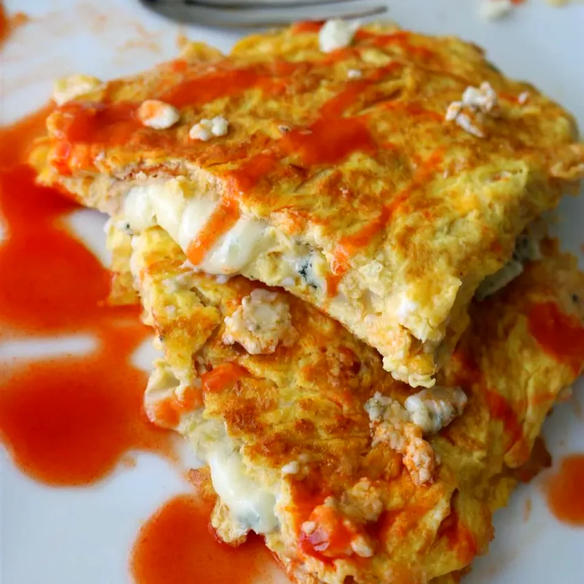 50 Amazing Ways to Use Buffalo Sauce in Your Cooking Buffalo Wings and Blue Cheese Omelet