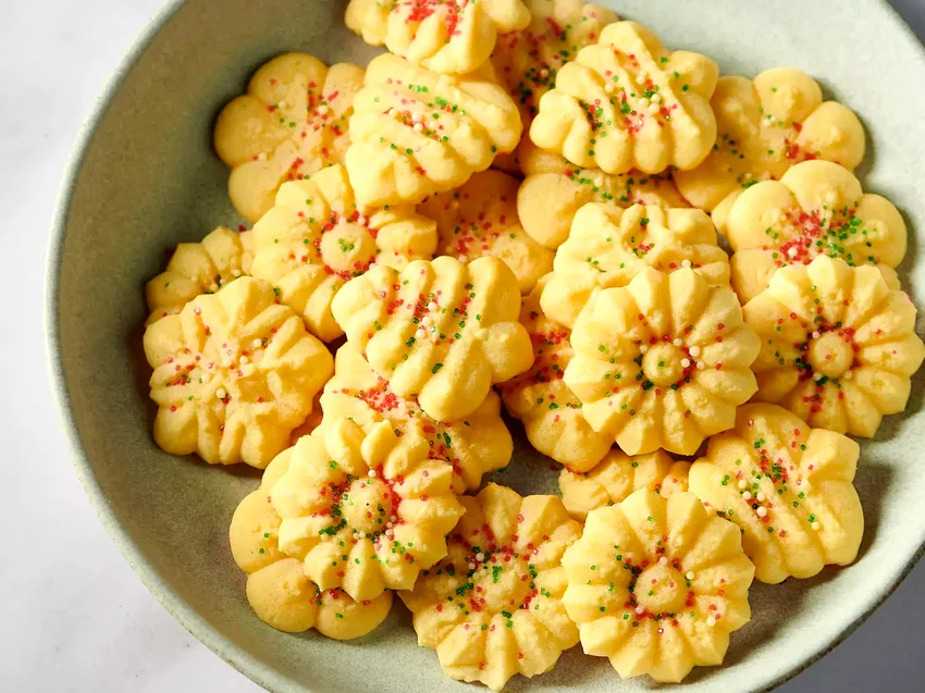 Butter Rich Spritz Butter Cookies