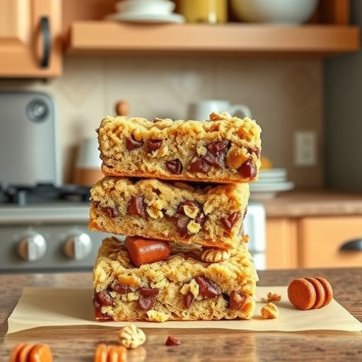 Butterscotch Oatmeal Cookie Bars