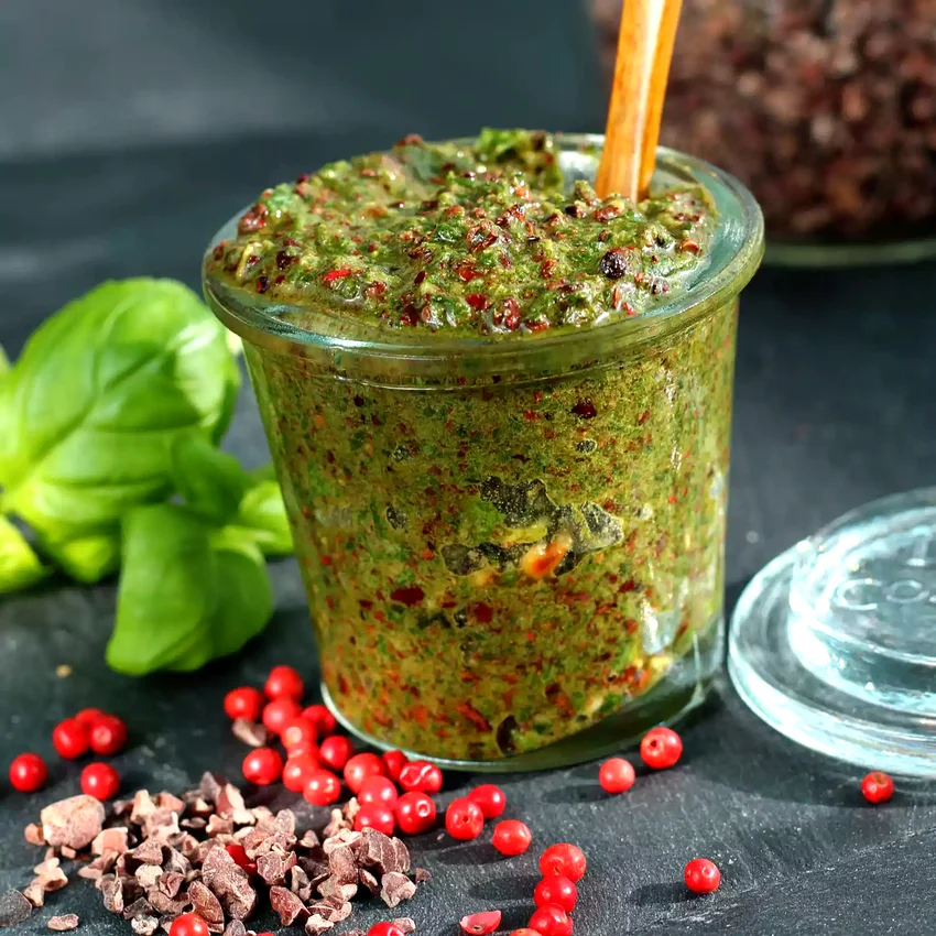 38 Fresh Basil Pesto Recipes For Summer Garden Herbs Cacao Nib Pesto