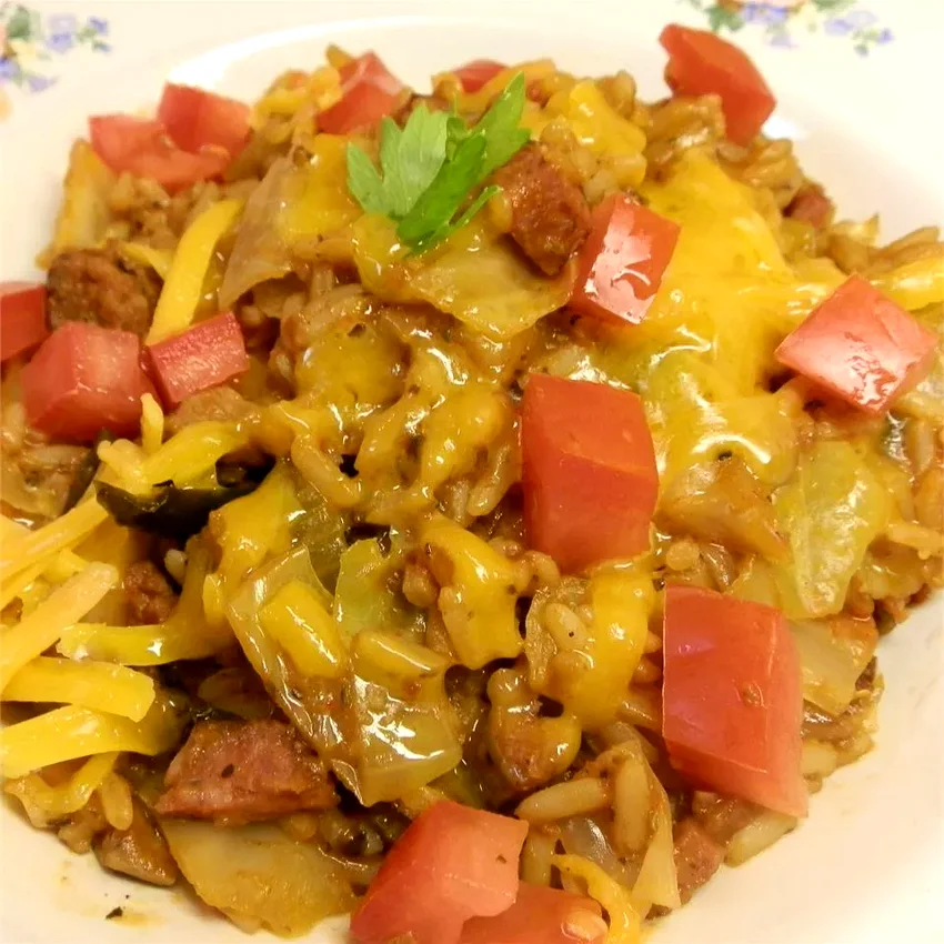 25 Simple Beef Rice Dishes for Quick Weeknight Meals Cajun Cabbage with Rice