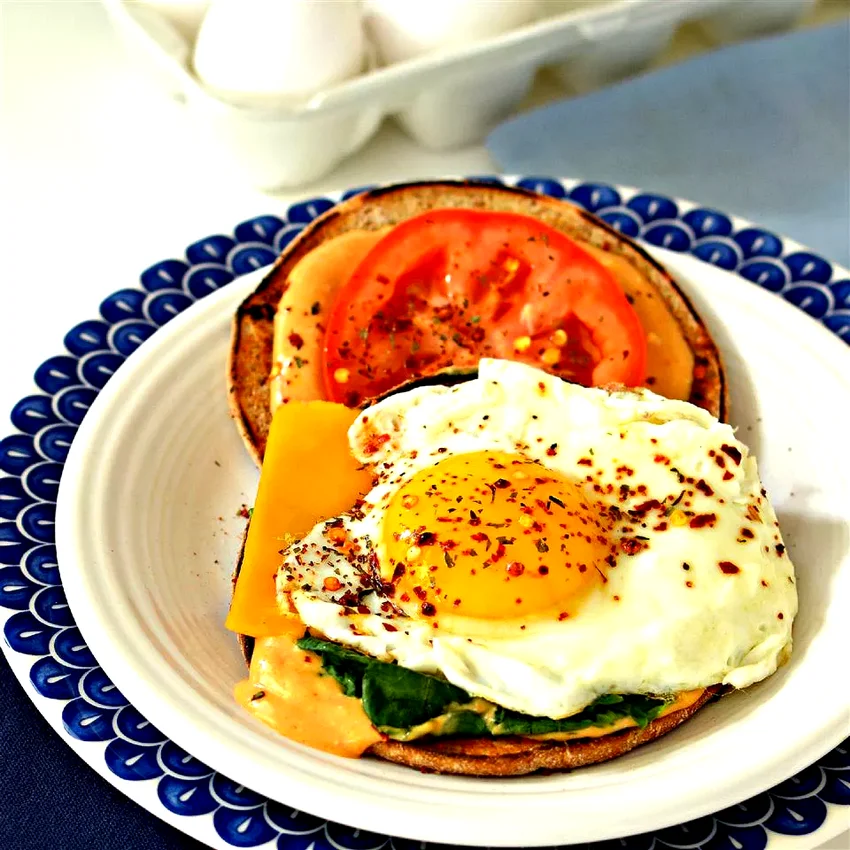 Cajun Fried Egg Sandwich