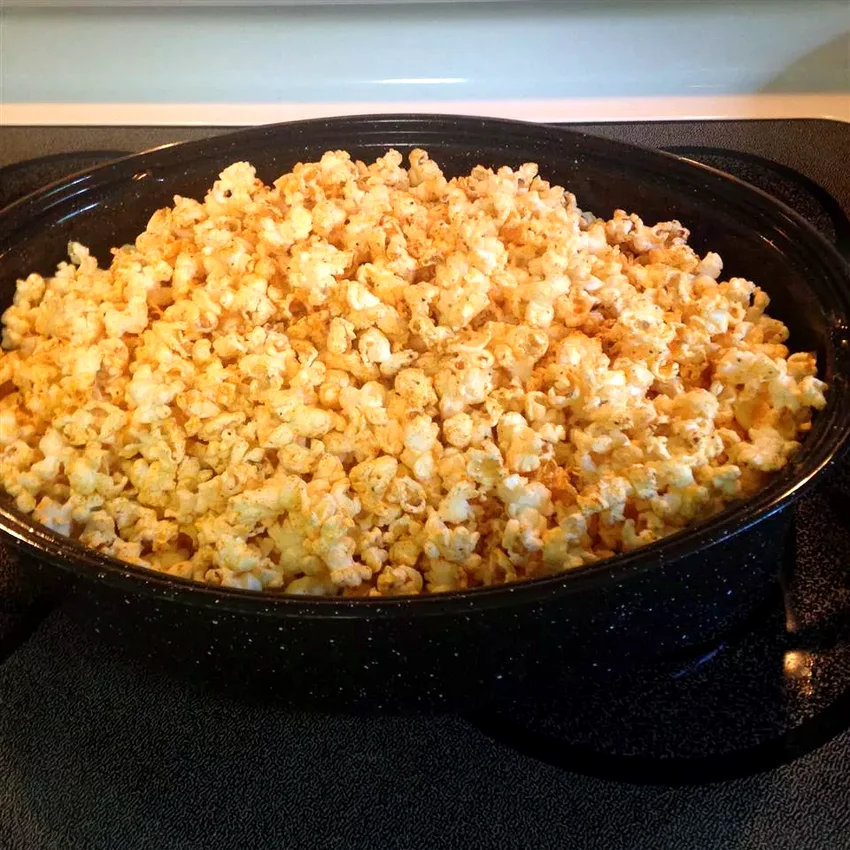 25 Gourmet Popcorn Flavor Ideas for Movie Night Snacking Cajun-Spiced Popcorn
