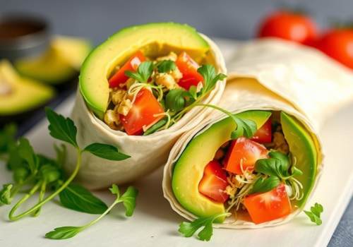 California Avocado Sprout Wrap