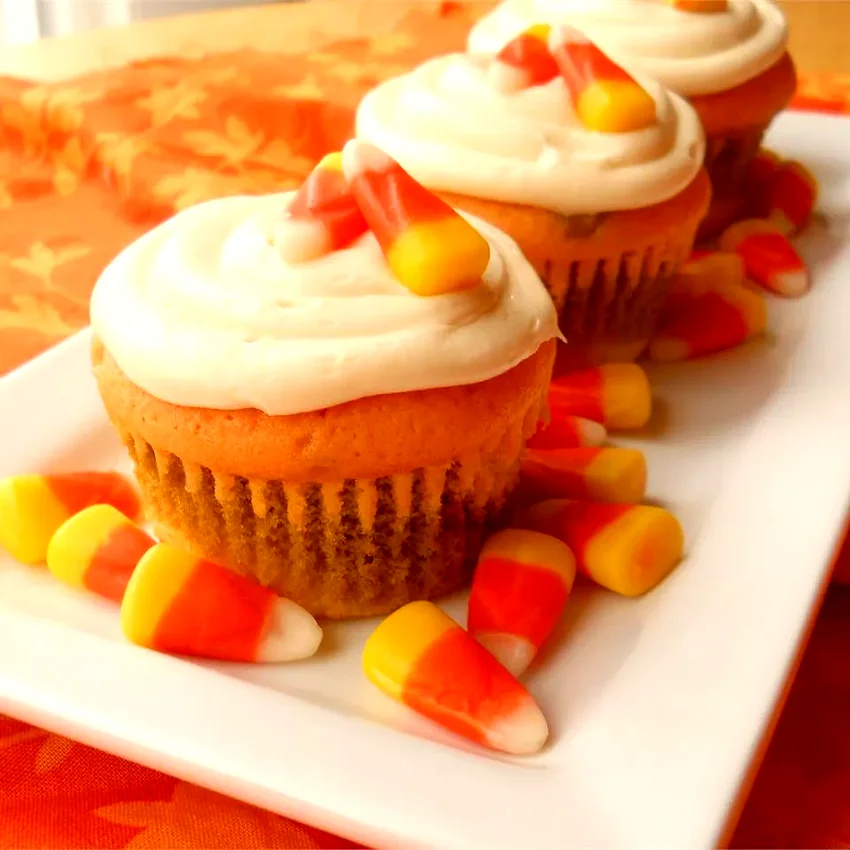 15 Autumn Cupcakes Bursting with Fall Flavors Candy Corn Cupcakes