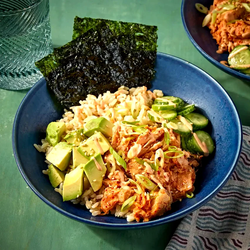 Canned Tuna Rice Bowl