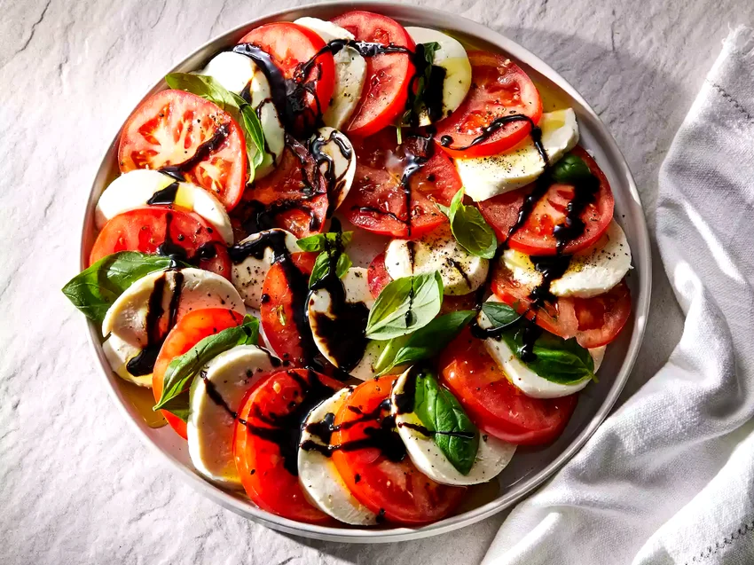 Caprese Salad with Balsamic Reduction