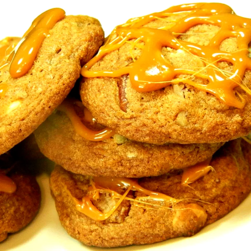 25 Amazing Cinnamon Cookie Recipes for Every Occasion Caramel Pecan Cinnamon Roll Cookies