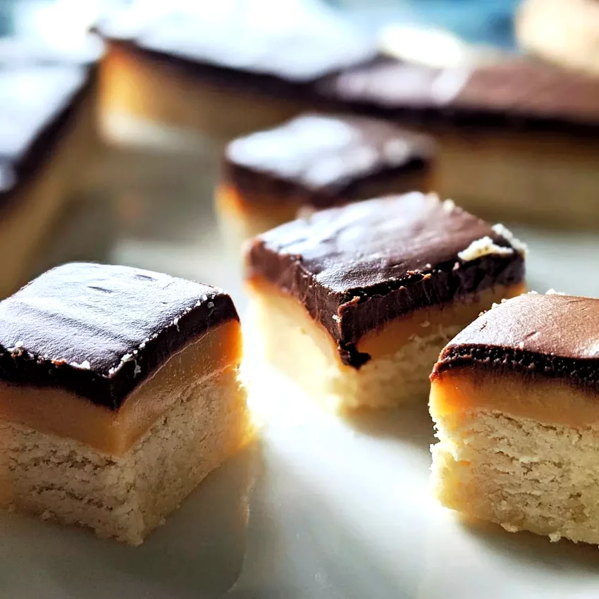 25 Elegant Christmas Cookie Recipes Perfect for Gifting Caramel Shortbread Squares