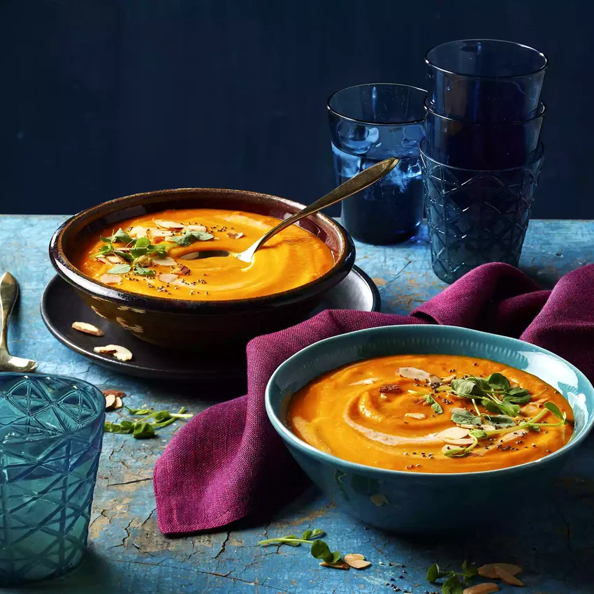 Caribbean Carrot-Ginger Soup