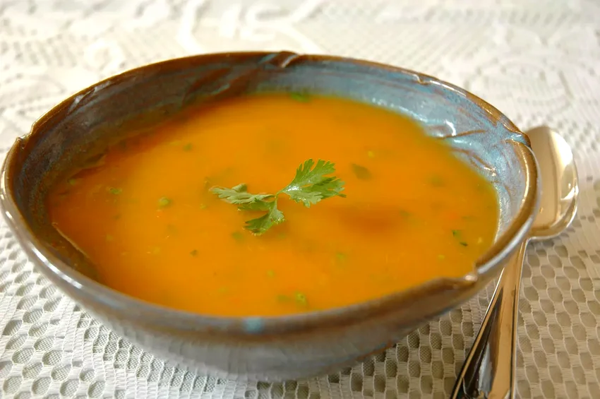 Carrot Chile and Cilantro Soup