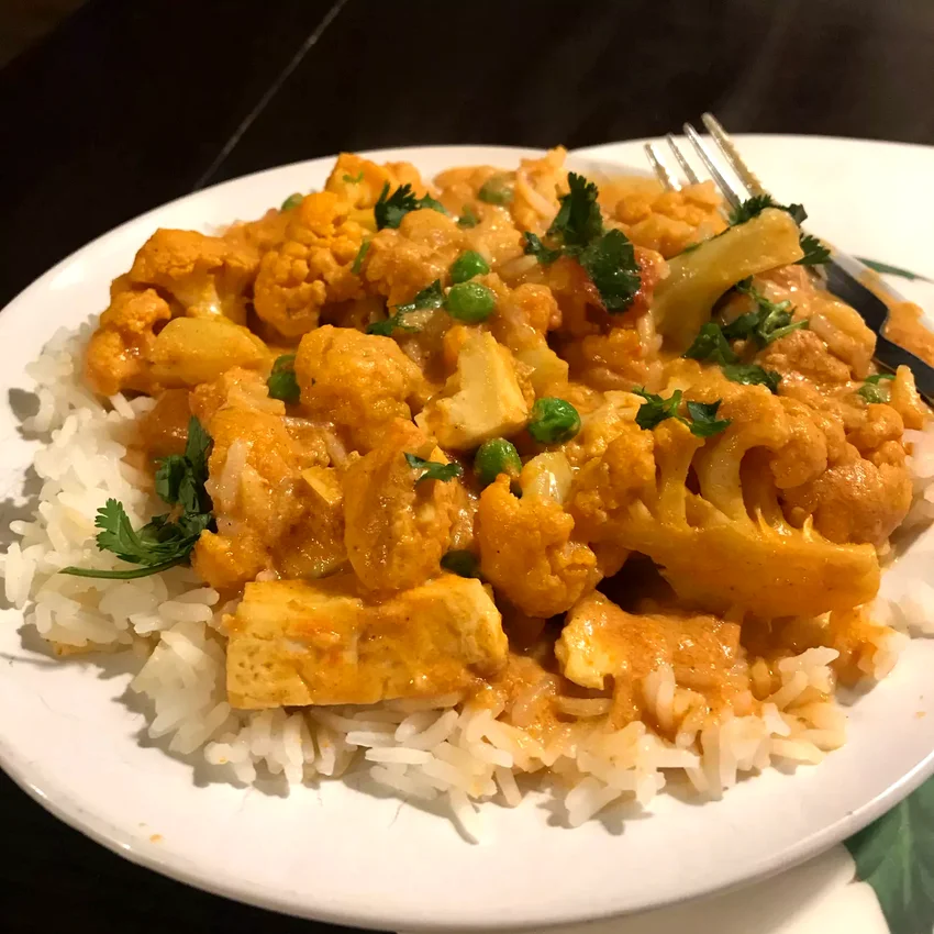 Cauliflower and Tofu Masala