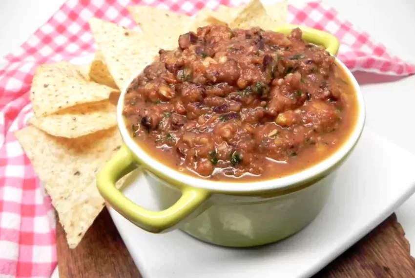 Charred Corn and Black Bean Salsa
