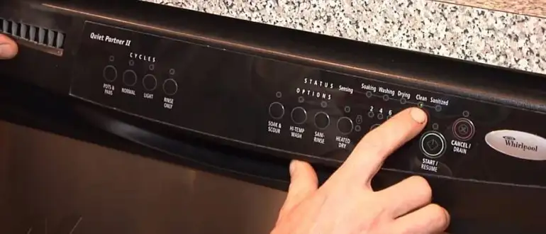 Check The Dishwasher Touchpad