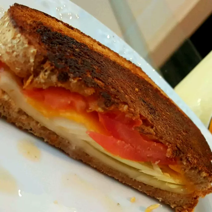 12 Fresh Tomato Sandwich Ideas for Summer Season Cheddar, Baby Leek and Tomato Sandwich