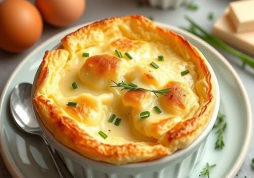 Cheese and Herb Souffle