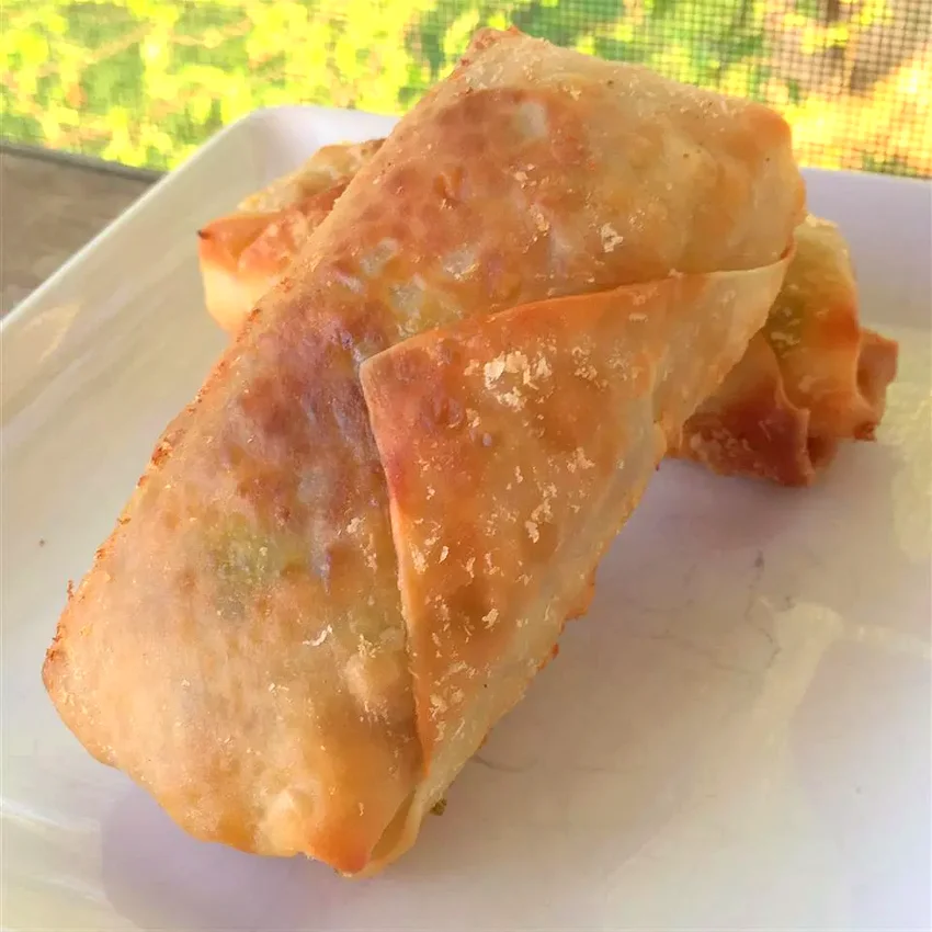 32 Simple Game Day Appetizers for Super Bowl Parties Cheeseburger Egg Rolls