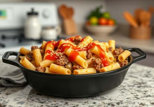 Cheeseburger Pasta Casserole