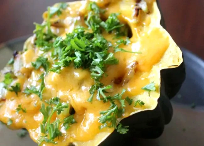 12 Delicious Roasted Acorn Squash Dishes for Fall Cooking Cheesy Acorn Squash