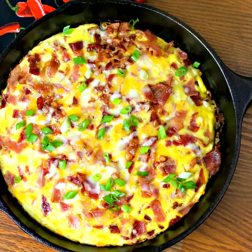 10 Morning Skillet Recipes to Kickstart Your Day Cheesy Bacon-Sausage-Egg-Hash Brown Skillet