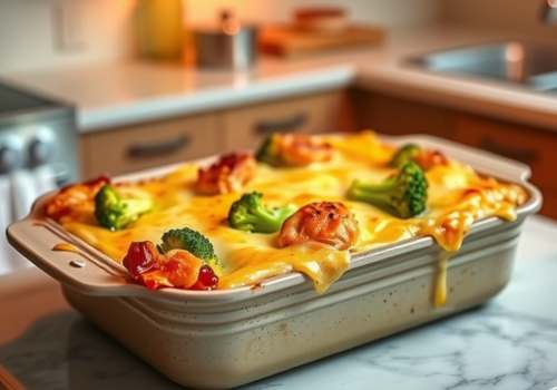 Cheesy Chicken Broccoli Casserole