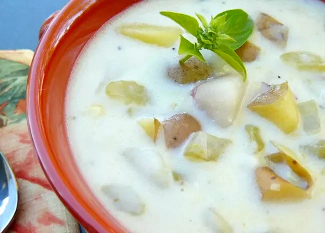 21 Rich Creamy Soup Recipes For Cold Weather Comfort Food Cheesy Potato and Corn Chowder