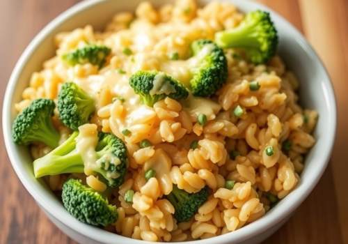 Cheesy Rice and Broccoli