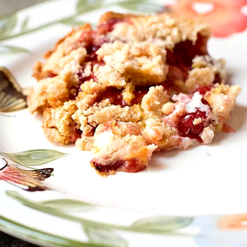 Cherry Cream Cheese Dump Cake