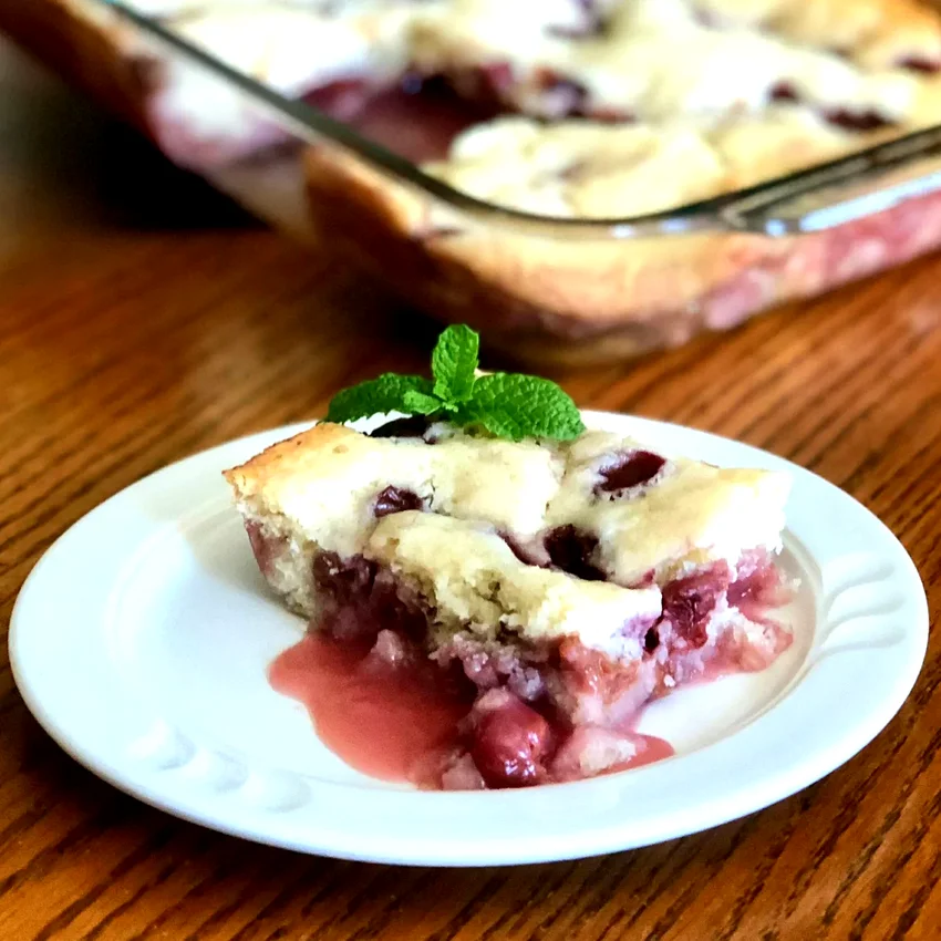 Cherry Dump Pudding Cake