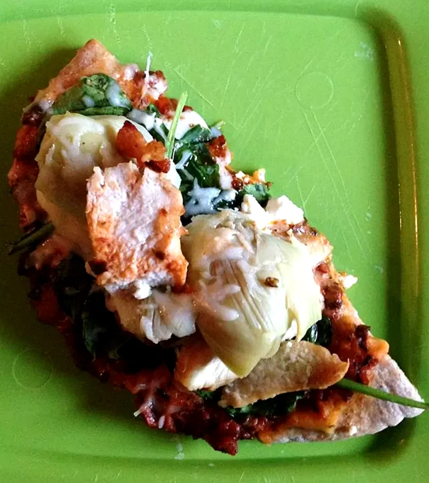 13 Simple and Nutritious Hummus Recipe Ideas Chicken Alfredo Pita Pizza