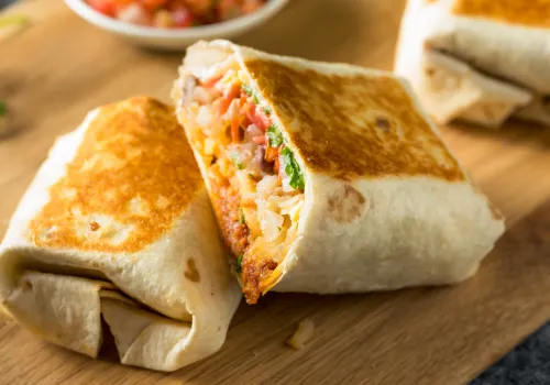 Chicken Breakfast Burrito