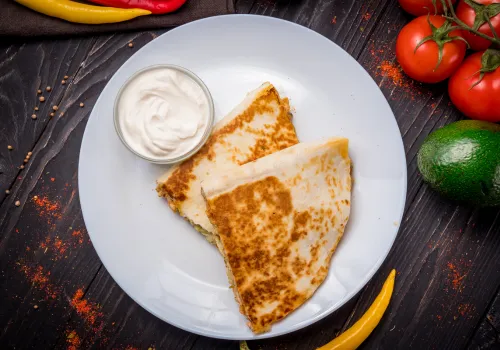 Chicken Breakfast Quesadilla