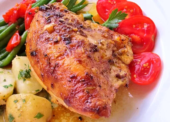 12 Amazing Bone-In Chicken Breast Dinner Ideas Chicken Breasts with Herb Basting Sauce