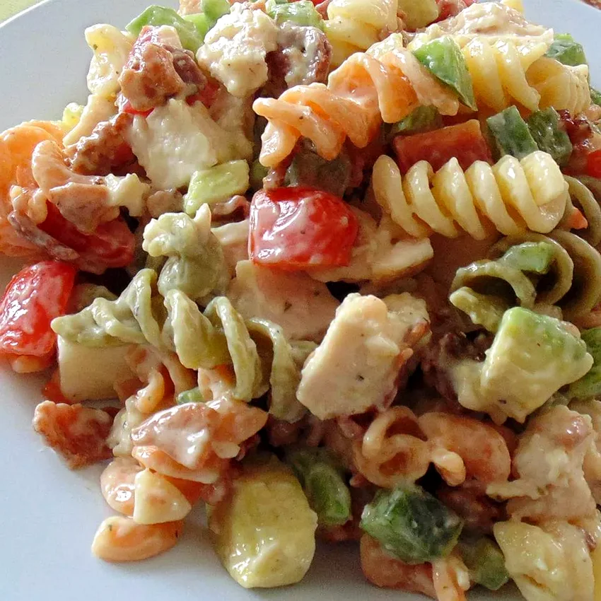 Chicken Club Pasta Salad
