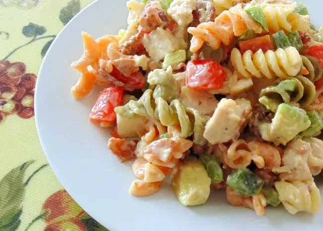 Chicken Club Pasta Salad