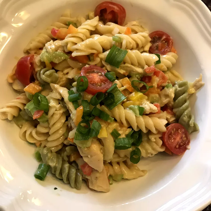 Chicken Club Pasta Salad