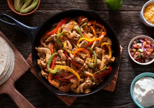 Chicken Fajitas for family dinner