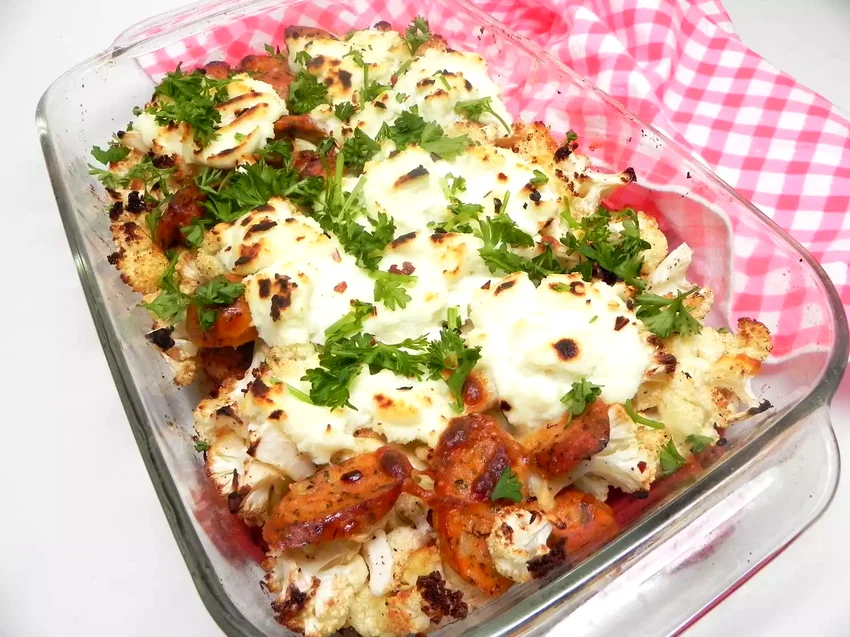 14 Easy Chicken Sausage Dinners for Quick Weeknight Meals Chicken Sausage and Roasted Cauliflower Casserole