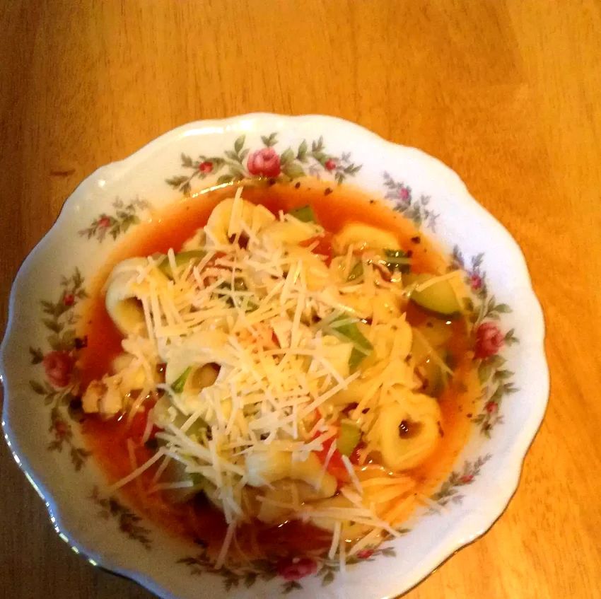 17 Delicious Chicken and Tomato Recipe Ideas Chicken Tortellini Soup with Zucchini and Tomatoes