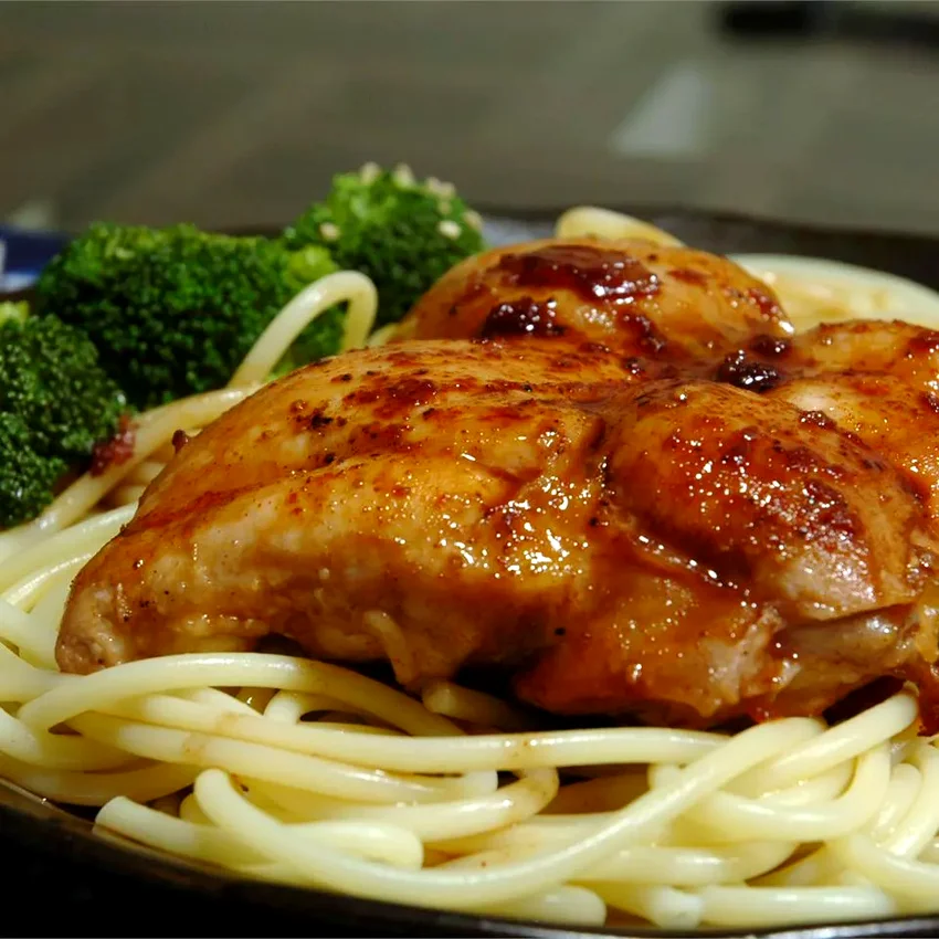 Chicken and Red Wine Sauce