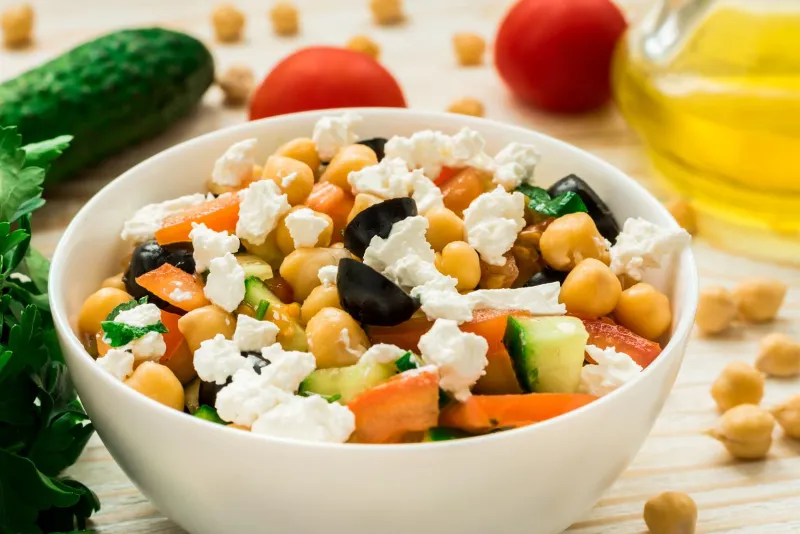 25 Awesome Chickpea Snacks That'll Rock Your Taste Buds! Chickpea Salads and Cold Snacks