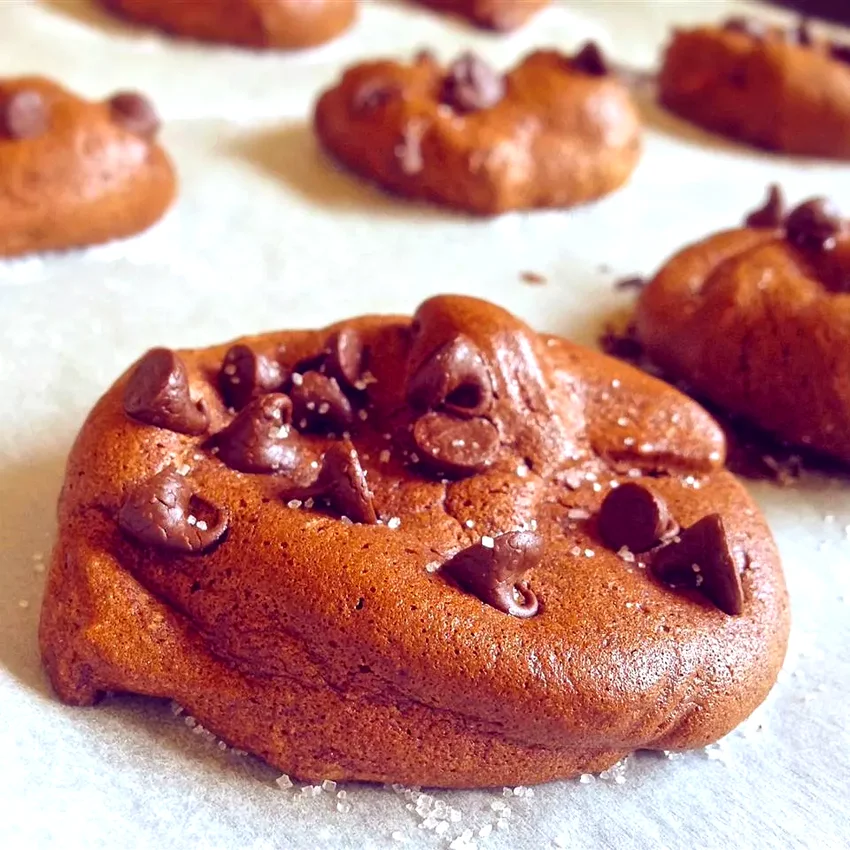 14 No-Flour Cookie Recipes for Any Sweet Craving Chocolate Air Cookies with Chocolate Chips
