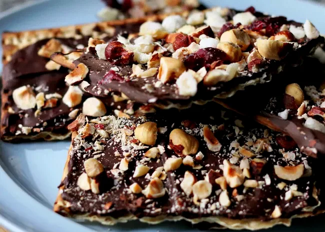 Chocolate-Covered Matzo