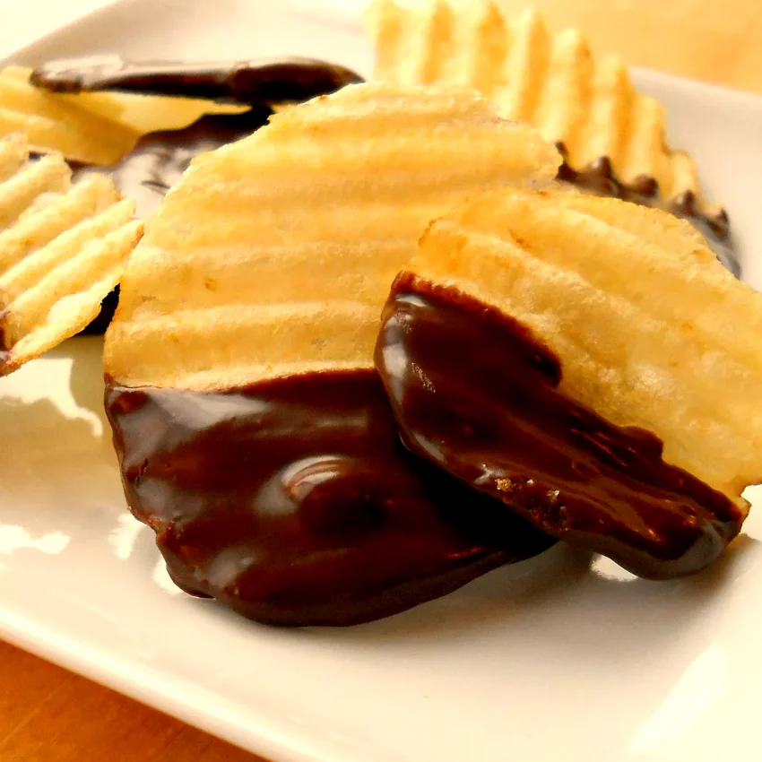 25 Amazing Recipes Using a Bag of Potato Chips Chocolate Covered Potato Chips