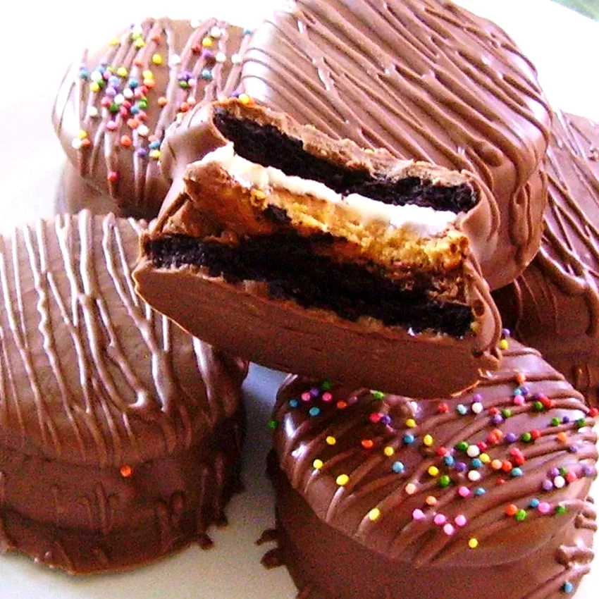 Chocolate Hockey Pucks
