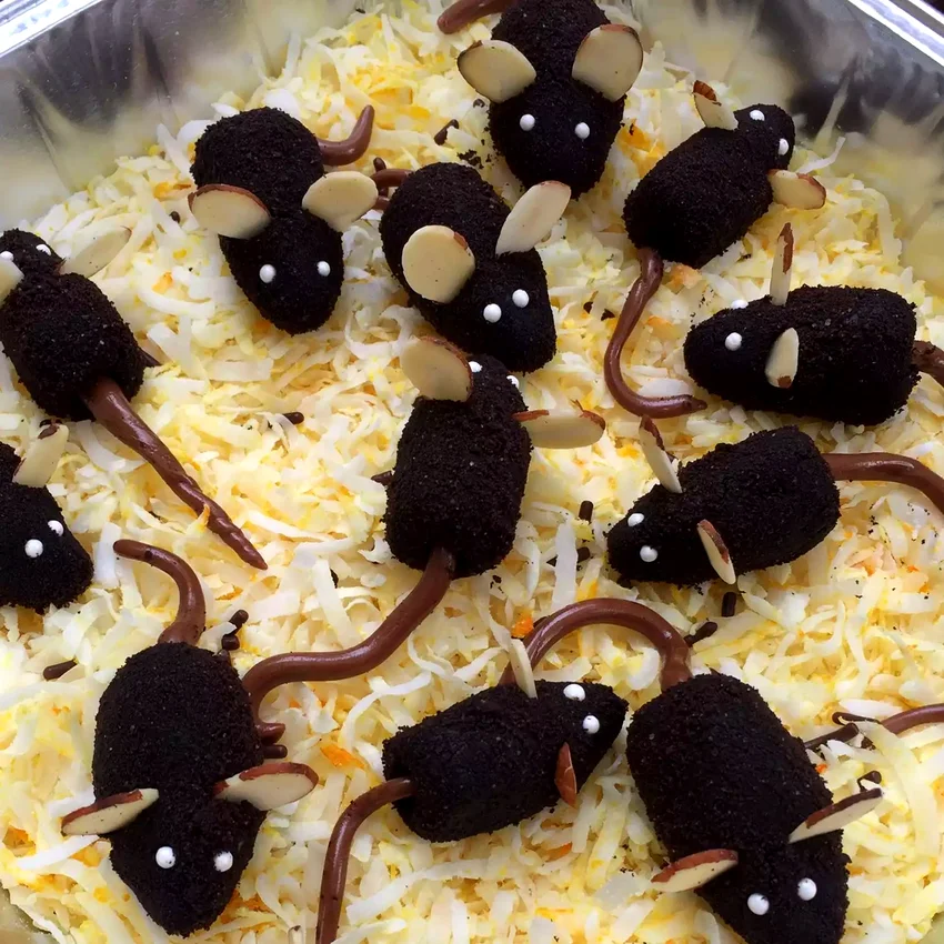 23 Spooky Halloween Party Foods for Your Frightful Feast Chocolate Mice