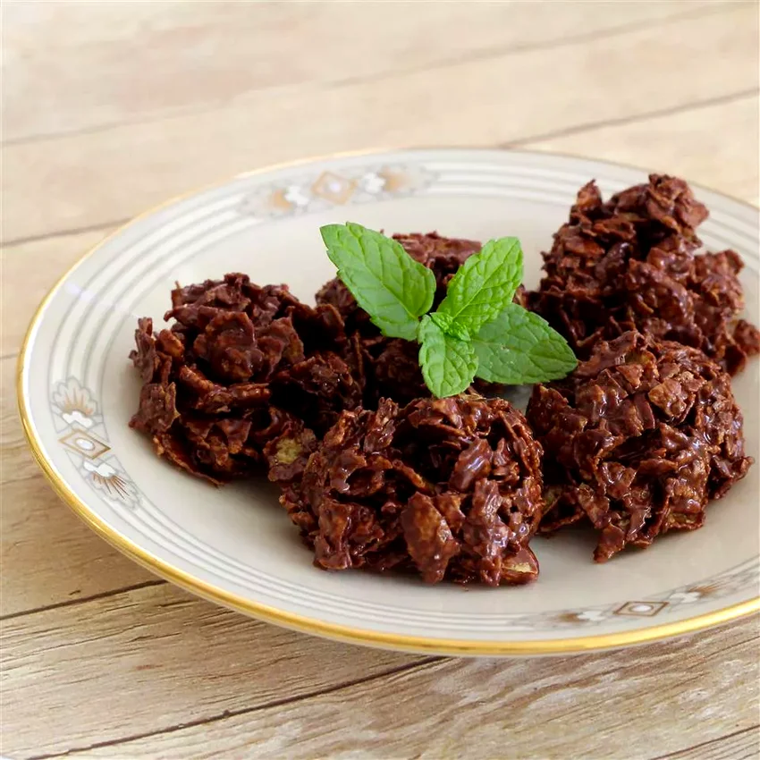 17 Simple No-Bake Cookie Recipes for Kids to Make Chocolate Peanut Butter Cornflake Cookies