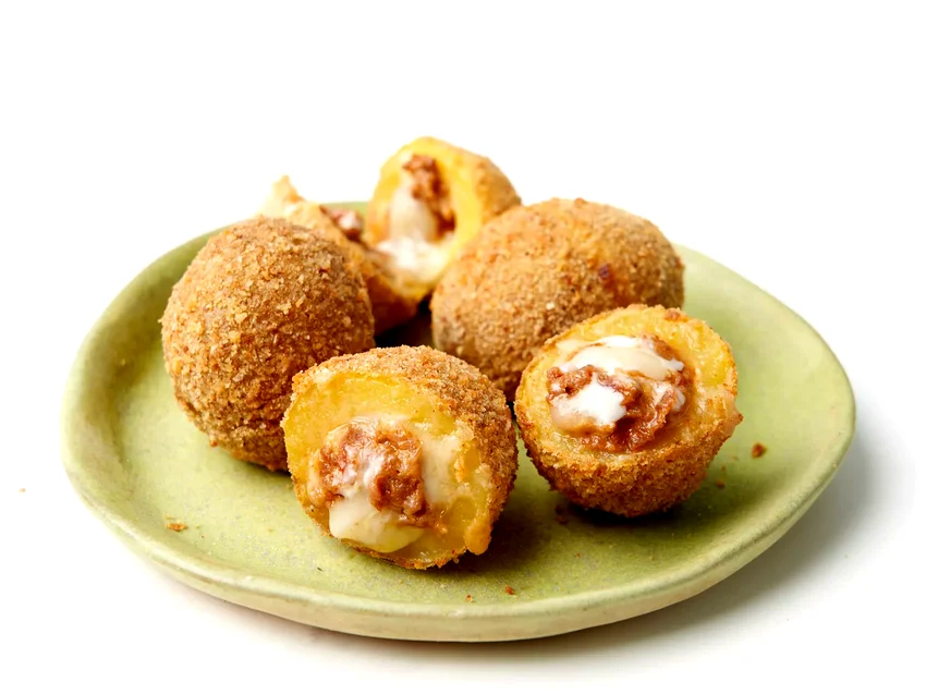 Chorizo Queso Potato Bombs