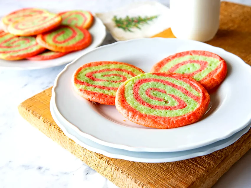 Christmas Pinwheel Cookies