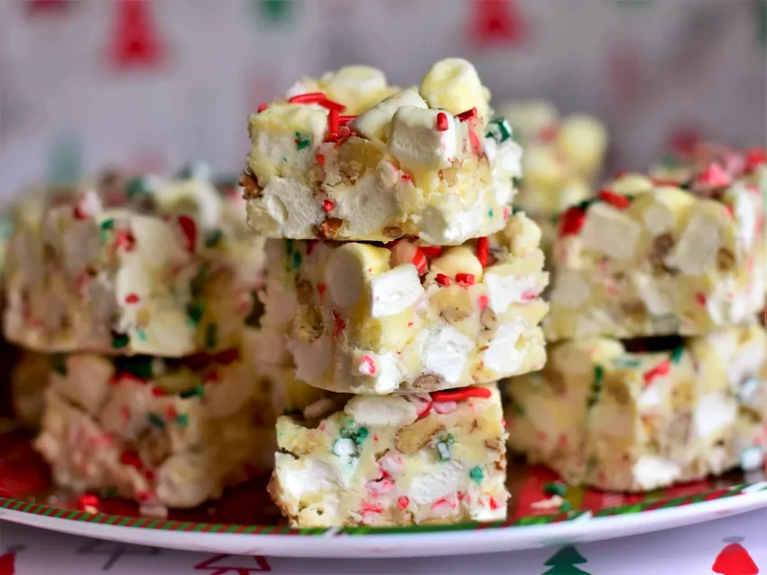 31 Minty Holiday Treats to Bake This Christmas Season Christmas Rocky Road